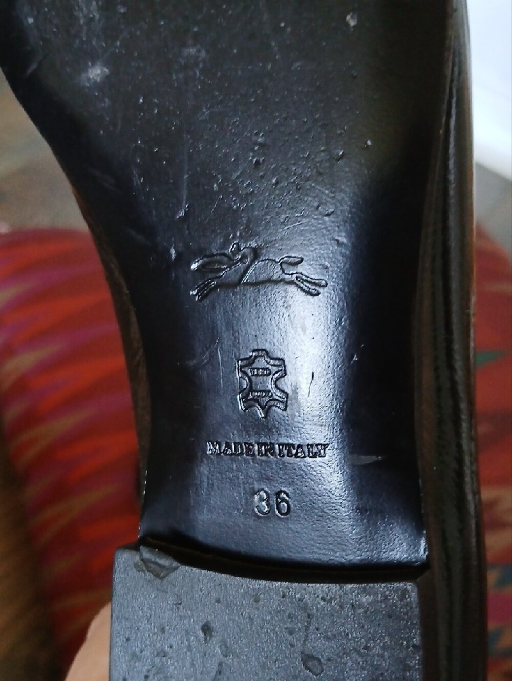 Longchamp Black Patent Loafers Sz36 - Picture 4 of 11